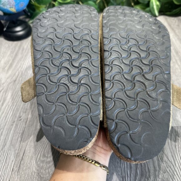 Birkenstock Boston Clogs 25th Anniversary Mules SZ: 41 W 10 M 8 Corduroy Leather - Picture 8 of 11